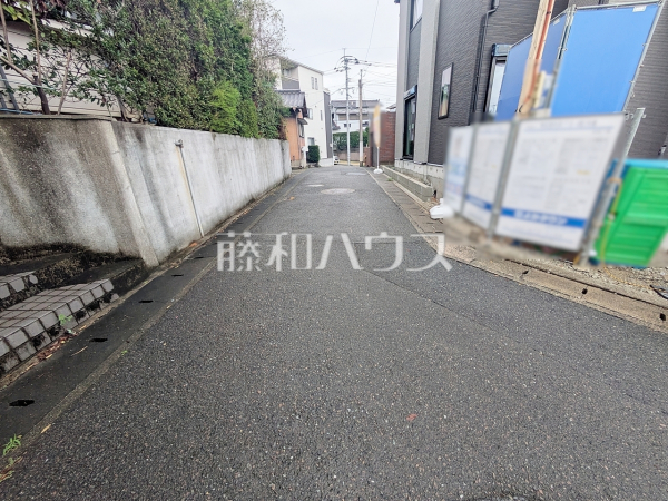 接道状況および現場風景　【福岡市南区屋形原２丁目】