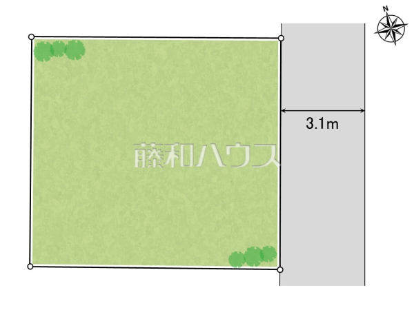 全体区画図　【小平市鈴木町２丁目】
