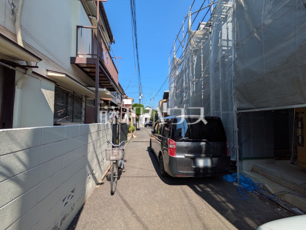接道状況および現場風景 【杉並区阿佐谷南1丁目】 接道状況および現場風景 【杉並区阿佐谷南1丁目】