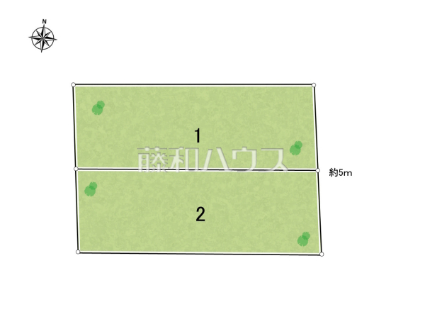 全体区画図　【調布市西つつじケ丘１丁目】