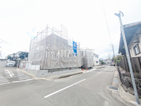 接道状況および現場風景　【福岡市南区皿山４丁目】