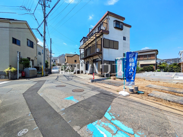 接道状況および現場風景 【朝霞市膝折町2丁目】 接道状況および現場風景 【朝霞市膝折町2丁目】