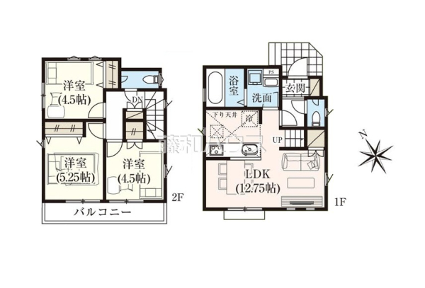 間取図【東久留米市神宝町１丁目】