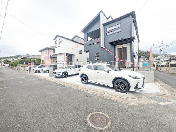 接道状況および現場風景　【福岡市南区柏原２丁目】