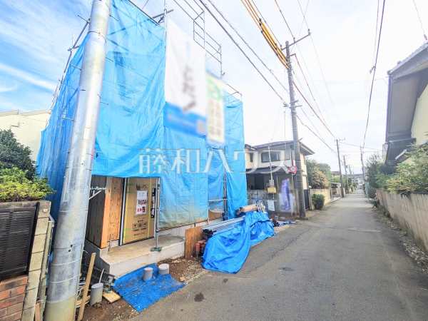接道状況および現場風景 【小平市花小金井5丁目】 接道状況および現場風景 【小平市花小金井5丁目】