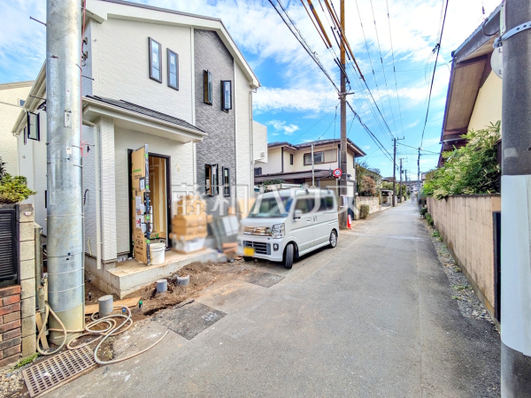 接道状況および現場風景 【小平市花小金井5丁目】 接道状況および現場風景 【小平市花小金井5丁目】