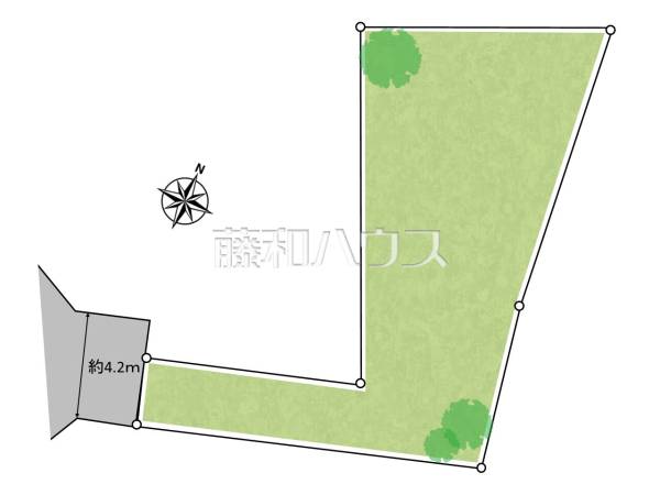 全体区画図　【東村山市野口町４丁目】
