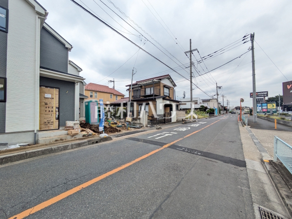接道状況および現場風景　【志木市柏町２丁目】