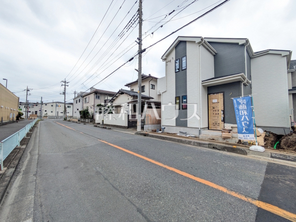 接道状況および現場風景　【志木市柏町２丁目】