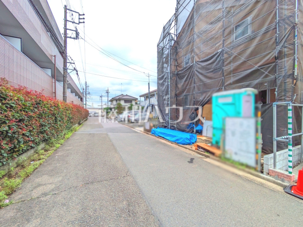 接道状況および現場風景 【東大和市中央1丁目】 接道状況および現場風景 【東大和市中央1丁目】