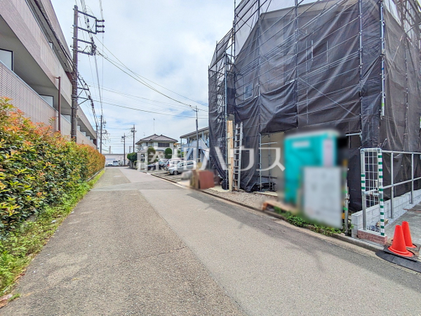 接道状況および現場風景 【東大和市中央1丁目】 接道状況および現場風景 【東大和市中央1丁目】