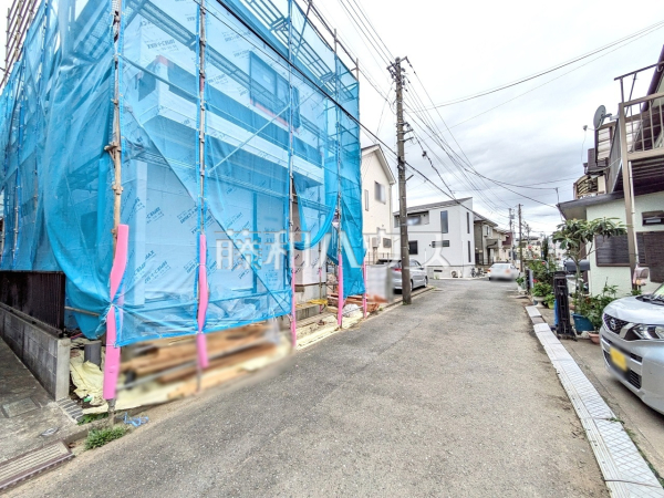 接道状況および現場風景　【東村山市秋津町３丁目】