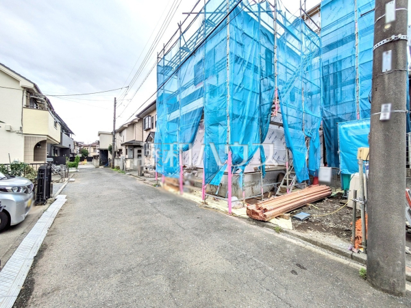 接道状況および現場風景　【東村山市秋津町３丁目】