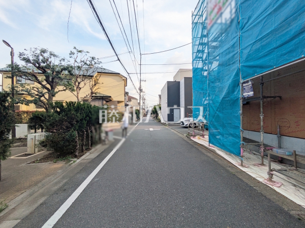接道状況および現場風景　【練馬区土支田３丁目】