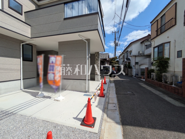 接道状況および現場風景　【練馬区北町５丁目】