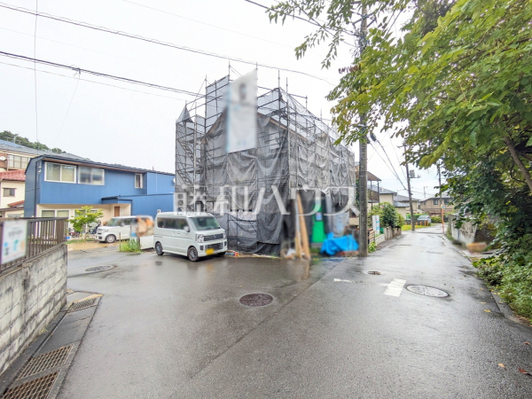 接道状況および現場風景　【八王子市長房町】