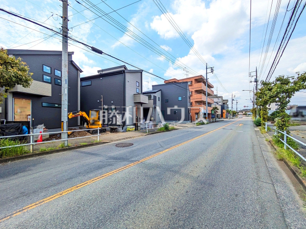 接道状況および現場風景　【武蔵村山市大南１丁目】