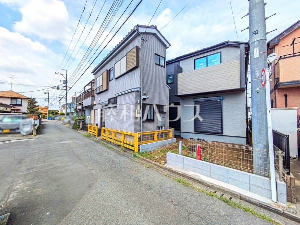 接道状況および現場風景　【武蔵村山市大南１丁目】