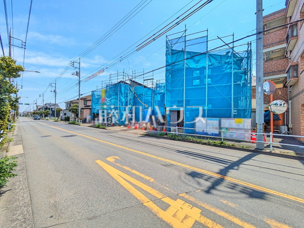 接道状況および現場風景　【武蔵村山市大南１丁目】