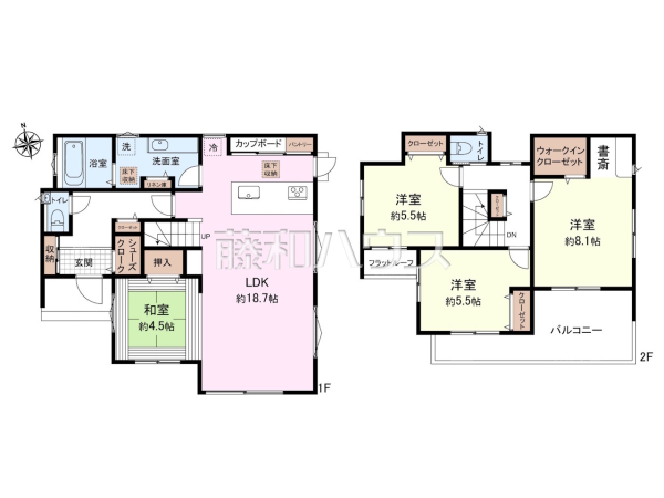 間取図　【朝霞市岡３丁目】