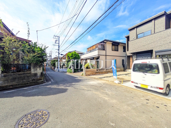 接道状況および現場風景　【朝霞市岡３丁目】