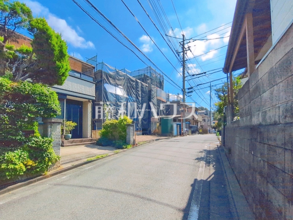 接道状況および現場風景　【朝霞市岡３丁目】