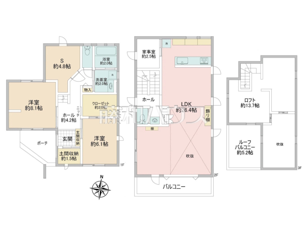 間取図　【東久留米市中央町６丁目】