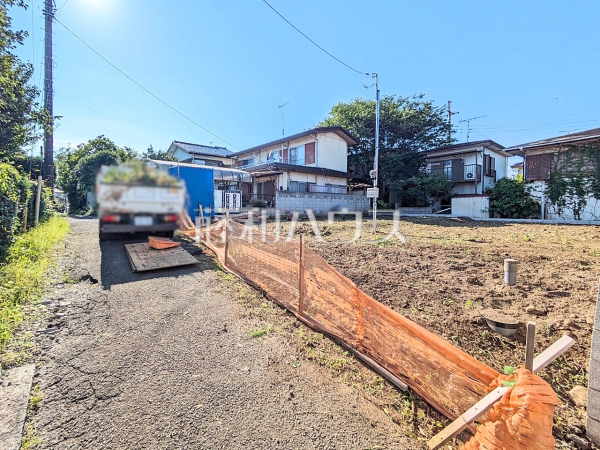 接道状況および現場風景　【昭島市郷地町１丁目】