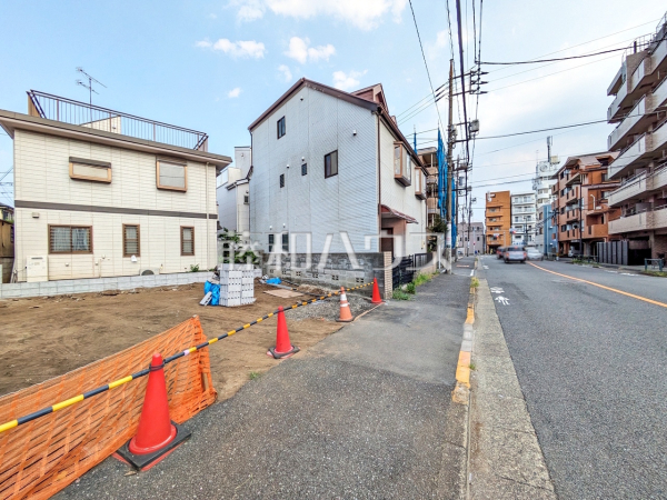 接道状況および現場風景　【立川市羽衣町２丁目】