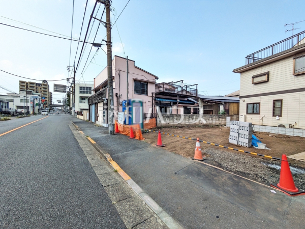 接道状況および現場風景　【立川市羽衣町２丁目】