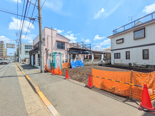接道状況および現場風景　【立川市羽衣町２丁目】