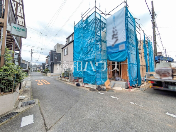 接道状況および現場風景 【富士見市水谷東2丁目】 接道状況および現場風景 【富士見市水谷東2丁目】