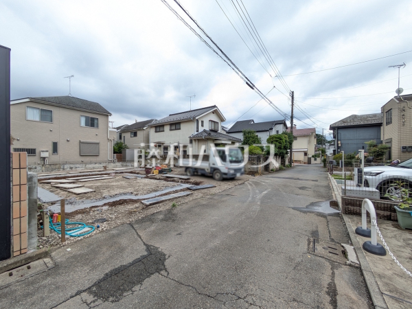 接道状況および現場風景　【小金井市前原町１丁目】