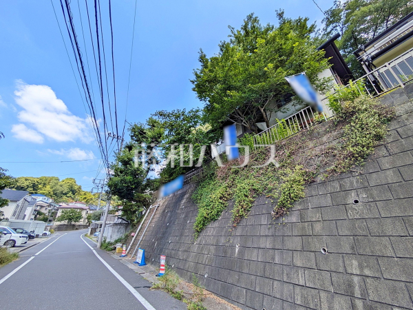 接道状況および現場風景　【日野市百草】