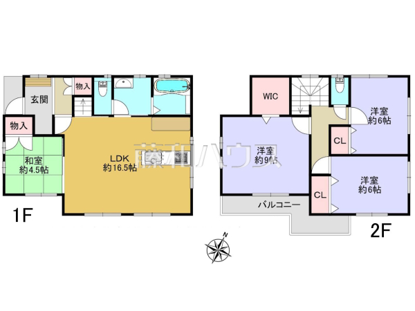 間取図　【清瀬市中里２丁目】