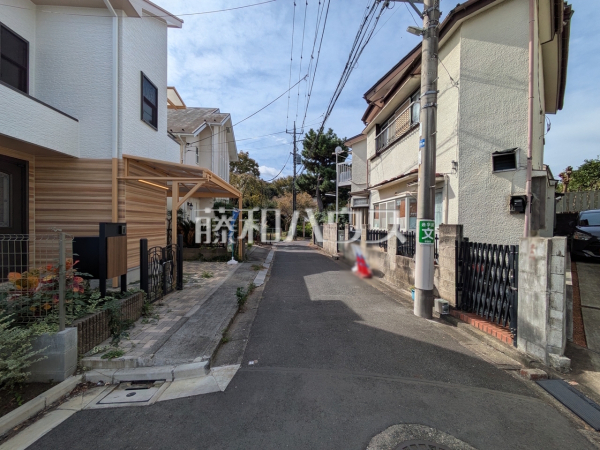 接道状況および現場風景 【杉並区成田東1丁目】 接道状況および現場風景 【杉並区成田東1丁目】