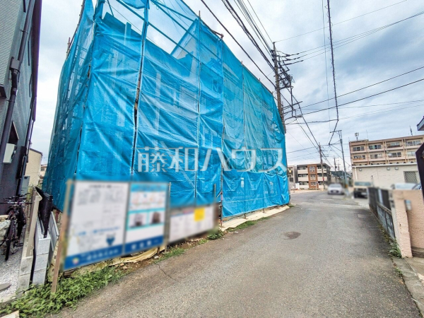 接道状況および現場風景　【八王子市元横山町３丁目】
