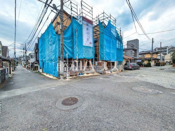 接道状況および現場風景　【八王子市元横山町３丁目】