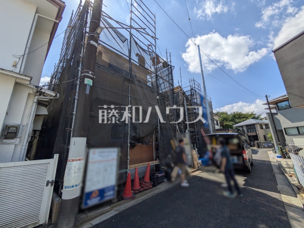 接道状況および現場風景 【練馬区立野町】 接道状況および現場風景 【練馬区立野町】