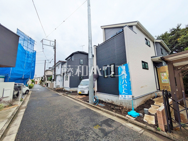接道状況および現場風景　【練馬区立野町】