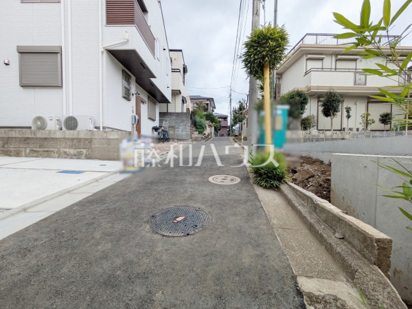 接道状況および現場風景　【中野区白鷺３丁目】