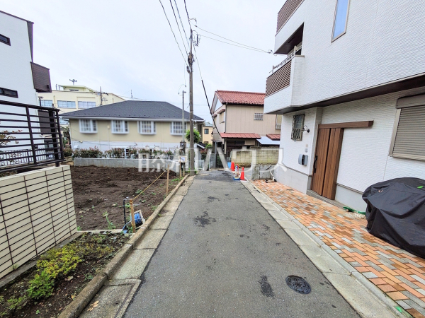 接道状況および現場風景　【中野区白鷺３丁目】