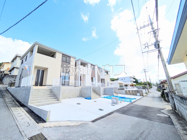 接道状況および現場風景　【豊見城市字饒波】
