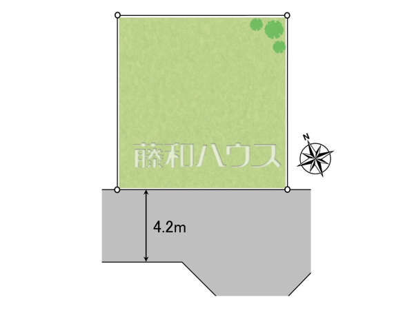 区画図　【所沢市小手指南６丁目】