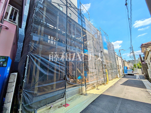 接道状況および現場風景　【杉並区下高井戸１丁目】