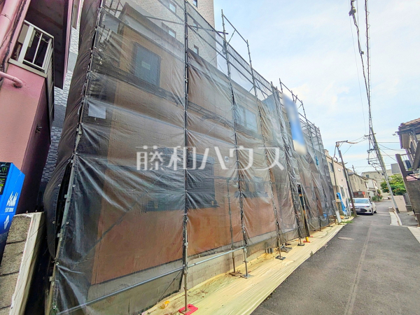 接道状況および現場風景　【杉並区下高井戸１丁目】