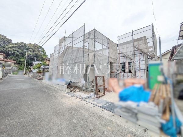 接道状況および現場風景　【福岡市早良区野芥５丁目】