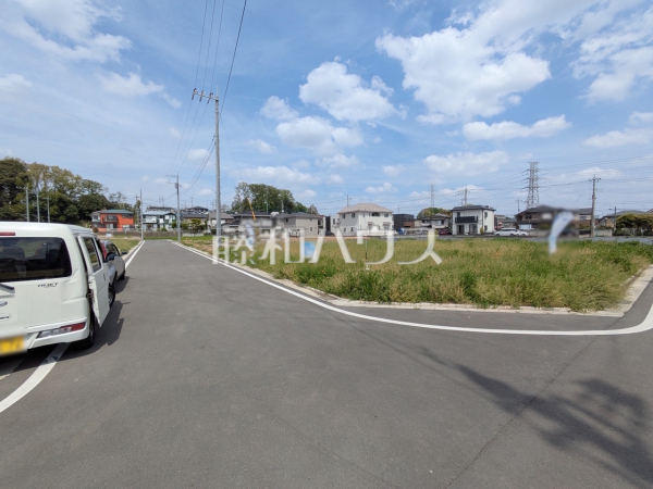 接道状況および現場風景　【所沢市大字上安松】