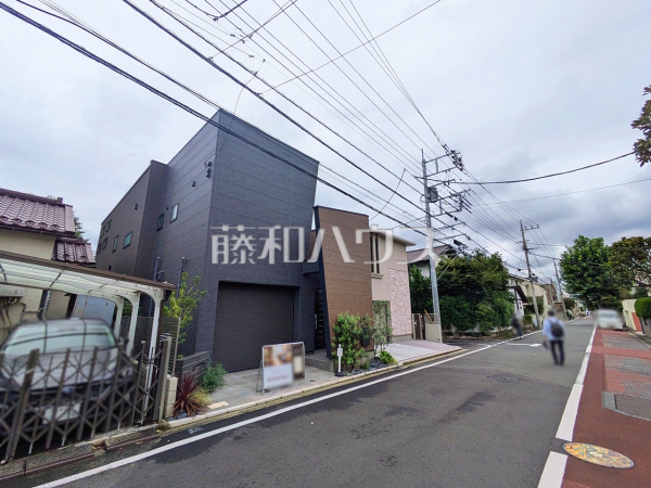 接道状況および現場風景　【武蔵野市吉祥寺北町３丁目】