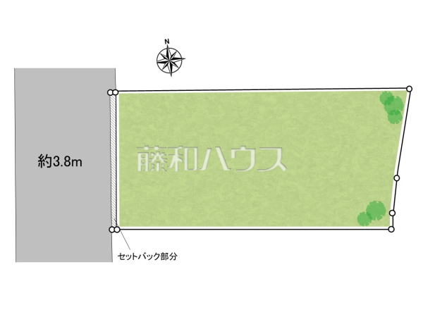 全体区画図　【世田谷区代田１丁目】